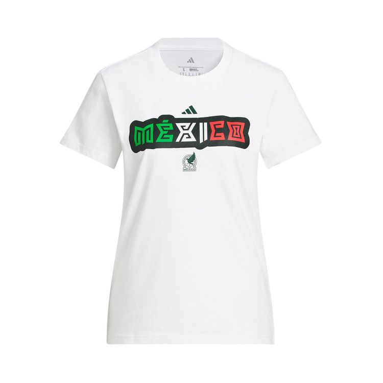 Adidas FIFA World Cup 26 Mexico Home Graphic Tee 'White'