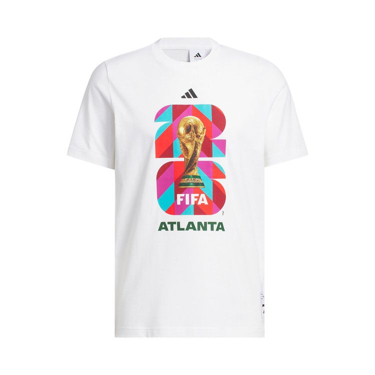 Adidas FIFA World Cup 26 Host City Atlanta Graphic T-Shirt 'White'