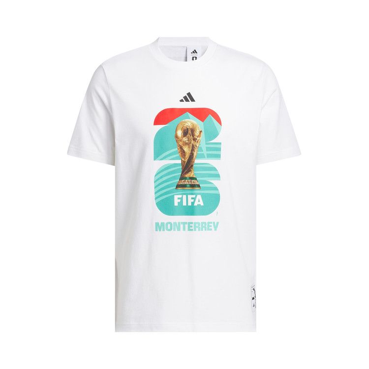 Adidas FIFA World Cup 26 Host City Monterrey Graphic T-Shirt 'White'