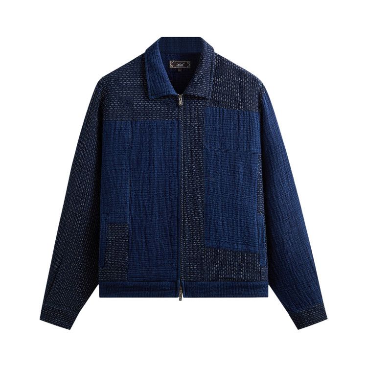 Kith Stitched Patchwork Connor Blouson Jacket 'Dark Indigo'