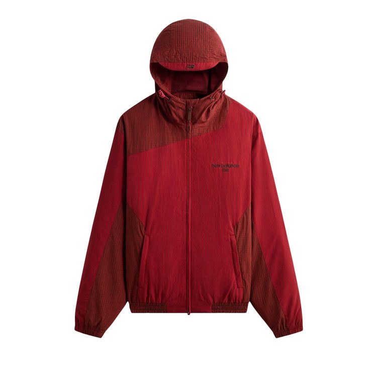 Kith x New Balance Poplin Mix Madison V Jacket 'Biking Red'