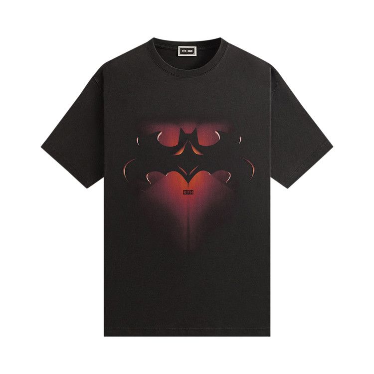 Kith x Batman Batman and Robin Logo Vintage Tee 'Black'