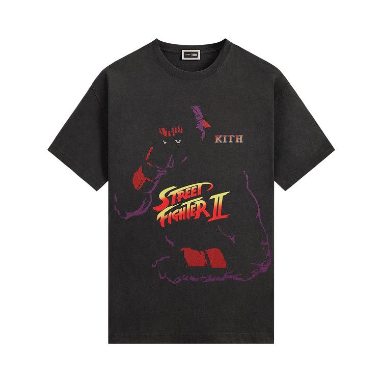 Kith x Capcom Ryu Needle Point Vintage Tee 'Black'