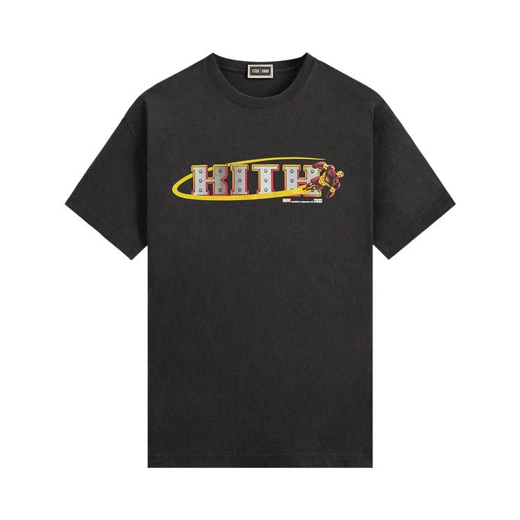 Kith x Marvel Iron Man Vintage Tee 'Black'