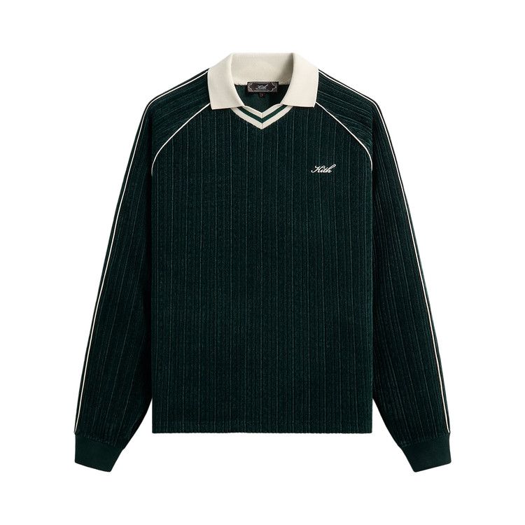 Kith Velvet Corduroy Long Sleeve Trevor Polo 'Stadium'