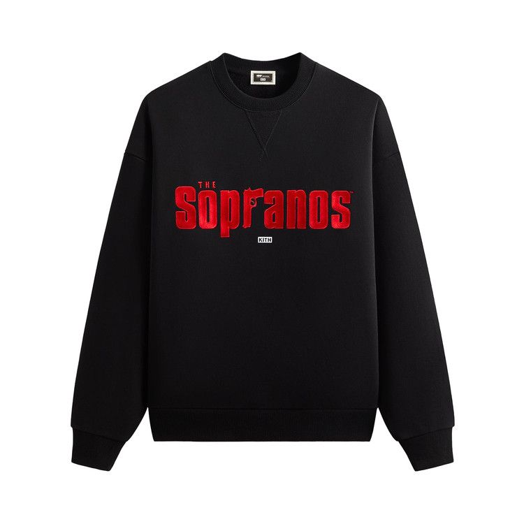 Kith For The Sopranos Main Logo Nelson Crewneck 'Black'