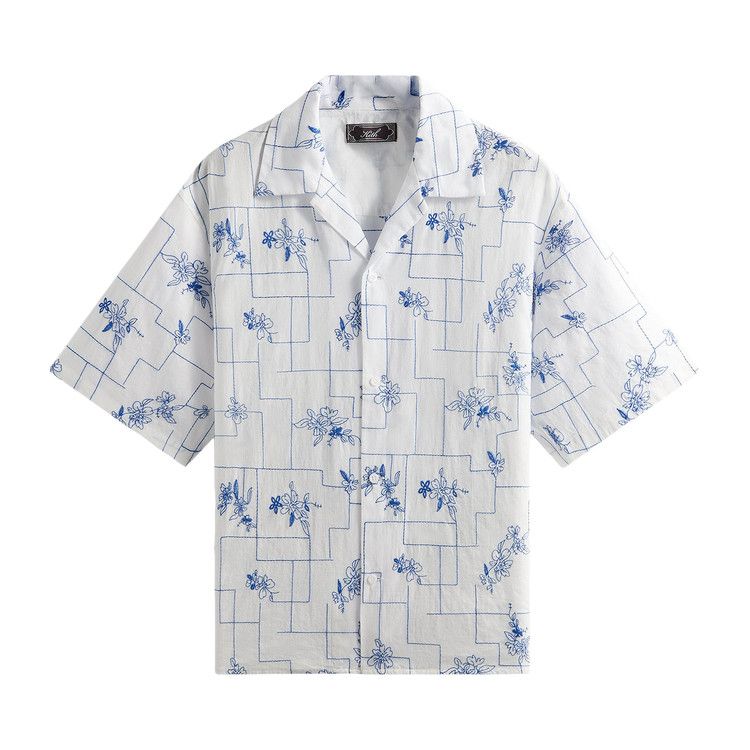 Kith Embroidered Cotton Voile Gianni Shirt 'White'