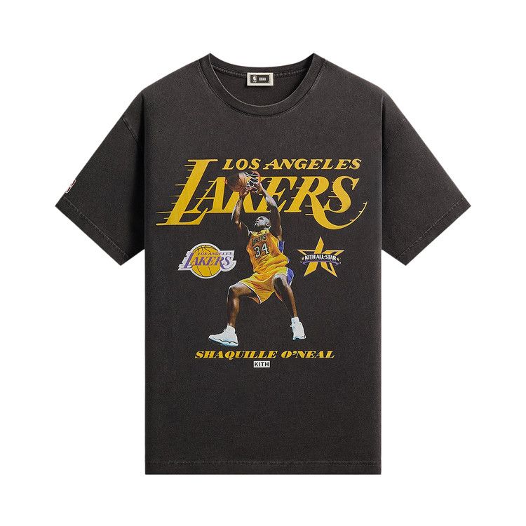 Kith For NBA All-Star Los Angeles Lakers Shaquille O'nEal Vintage Tee 'Black'