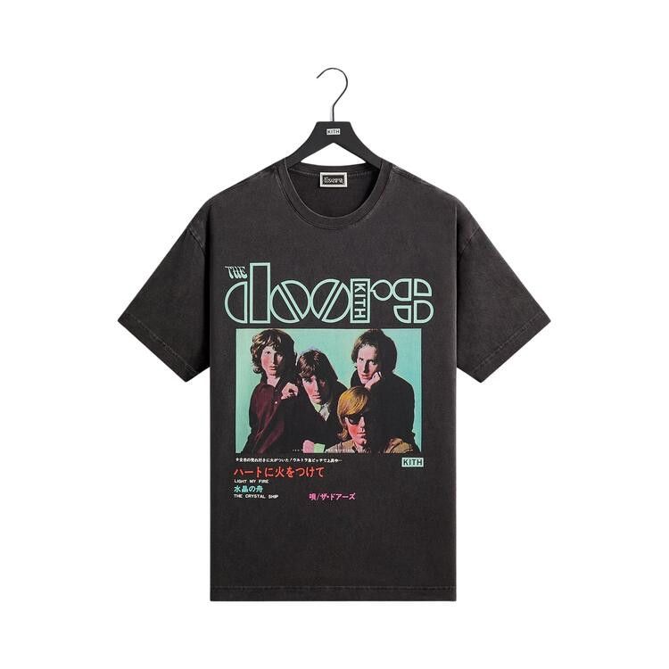 Kith Records For The Doors Japan Import Vintage Tee 'Black'
