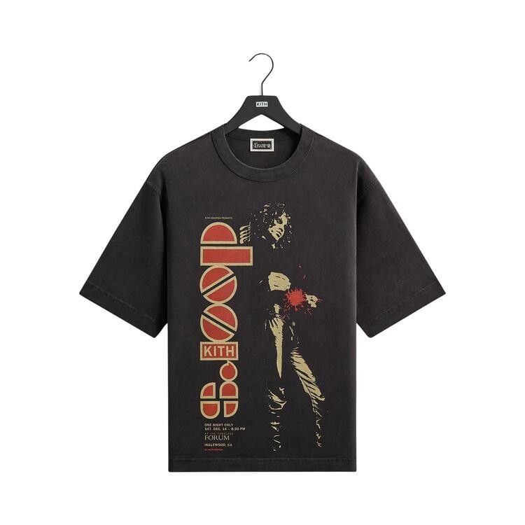 Kith Records For The Doors Live In Hollywood Vintage Alex Tee 'Black'