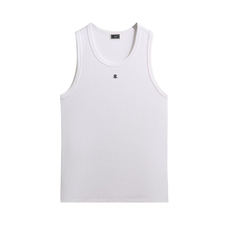 Kith Crest Ribbed Tank 'White'