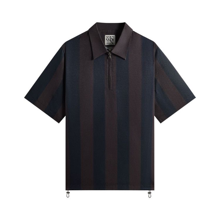 Kith &Kin Montis Quarter Zip Faille Shirt 'Cosmos'