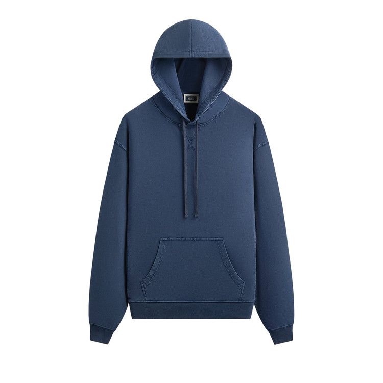 Kith Indigo Micro Fleece Williams Iii Hoodie 'Dark Indigo'