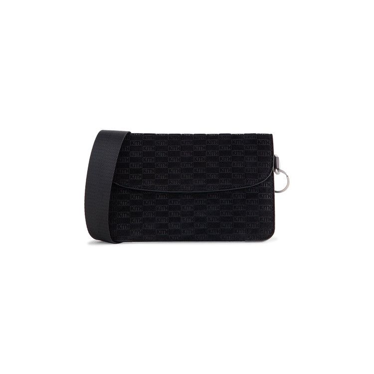 Kith Monogram Suede Envelope K20 Bag 'Black'