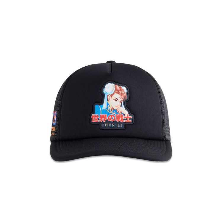 Kith x Capcom Chun Li Nolan Trucker Hat 'Black'