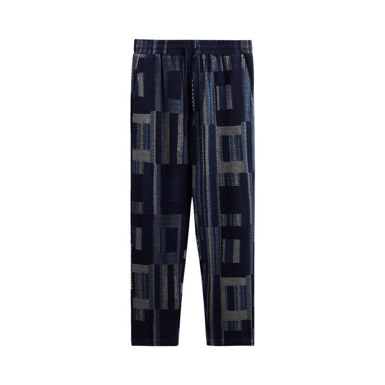 Kith Geometric Knit Elmhurst Pant 'Nocturnal'