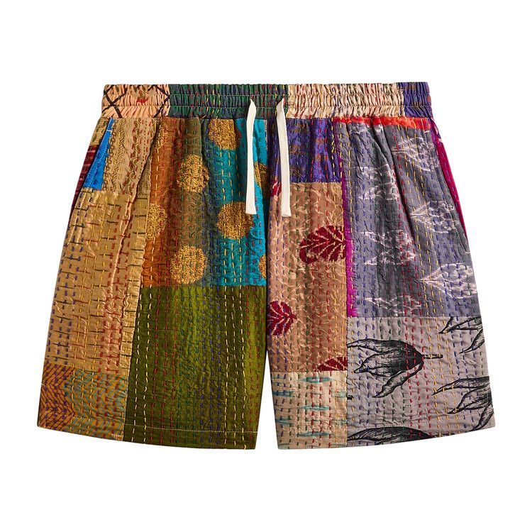 Kith &Kin Tal Patchwork Short 'Gold/Multicolor'