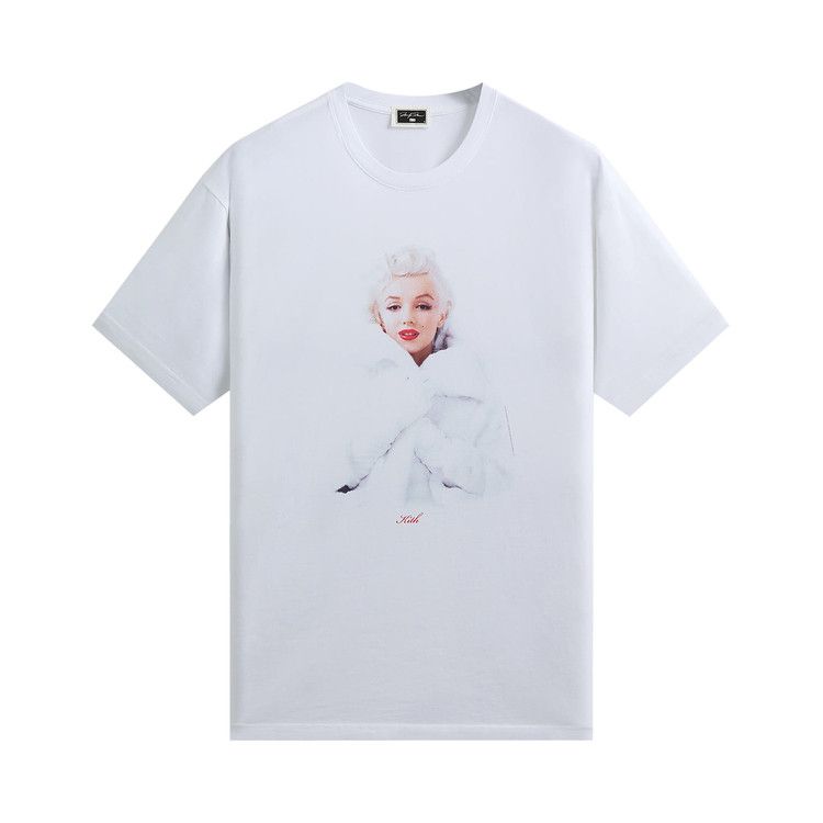 Kith For Marilyn Monroe Fur Coat Tee 'White'