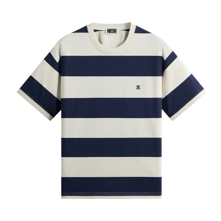 Kith Stripe Alex Ii Boxy Tee 'Sandrift'