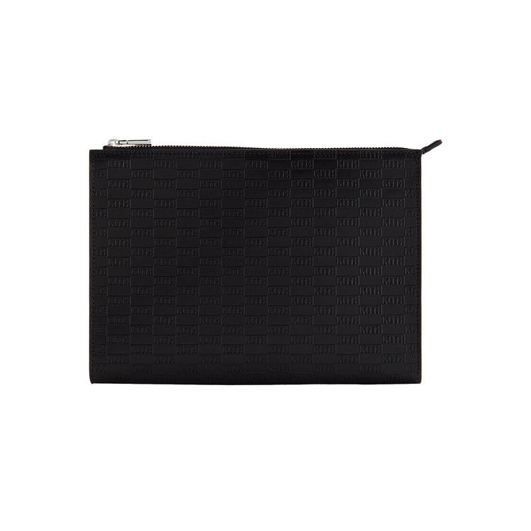 Kith Monogram Vachetta Leather Zip Pouch 'Black'