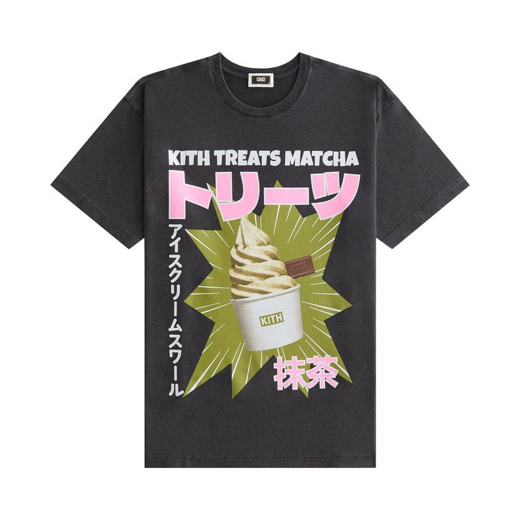 Kith Treats Matcha Swirl Vintage Tee 'Black'