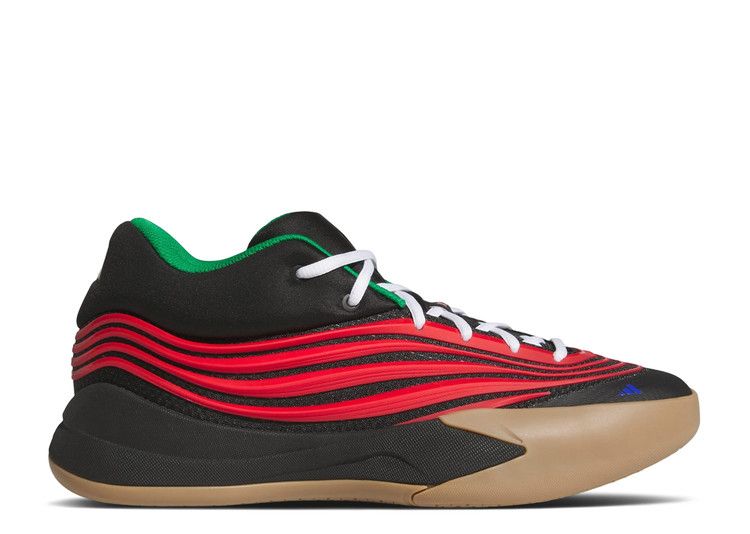 adidas Dame X 'Black Pure Ruby Gum'