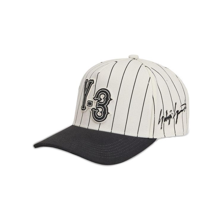Y-3 Pinstripe Cap 'White'