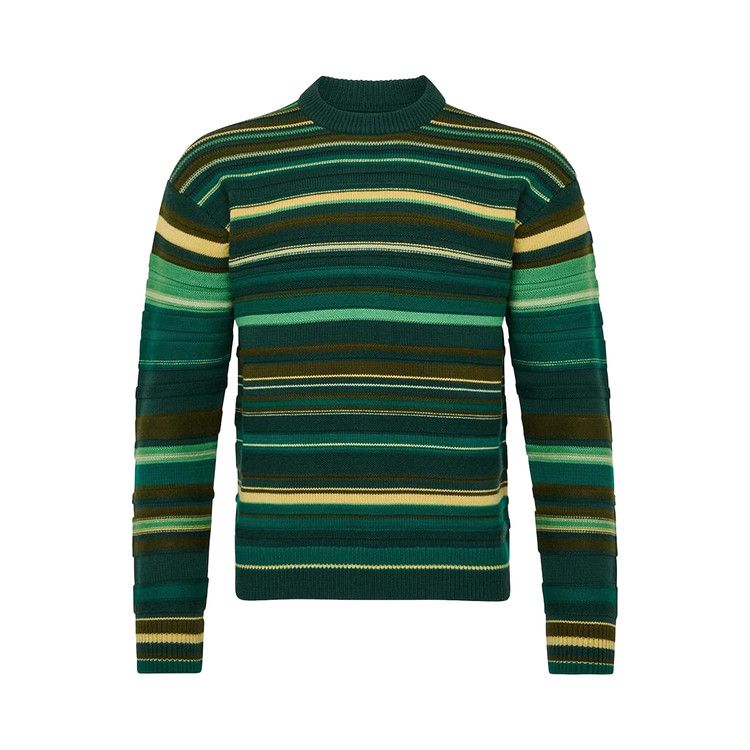 JW Anderson Multi Stripe Jumper 'Green/Multicolor'