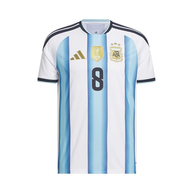 Adidas Argentina 26 Home Fernandez Jersey 'White/Icey Blue'