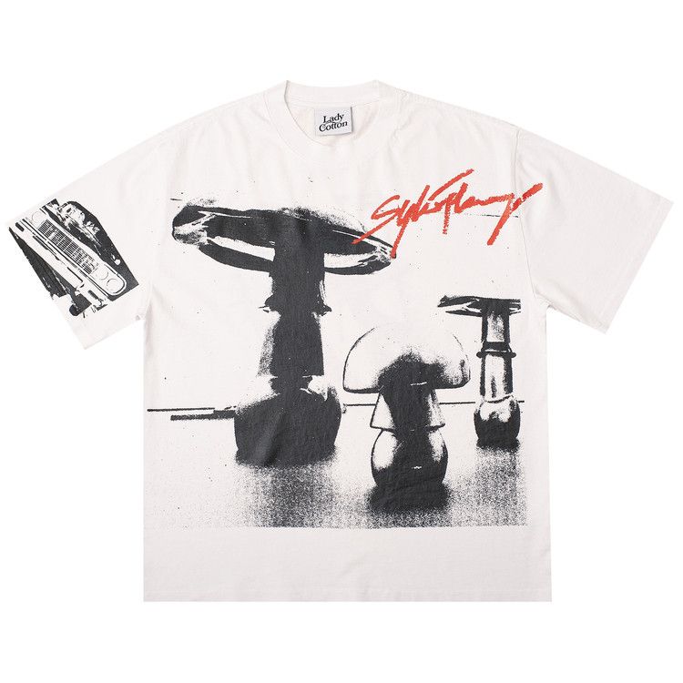 Ladycotton x Sylvie Fleury  Mushrooms Short-Sleeve Tee