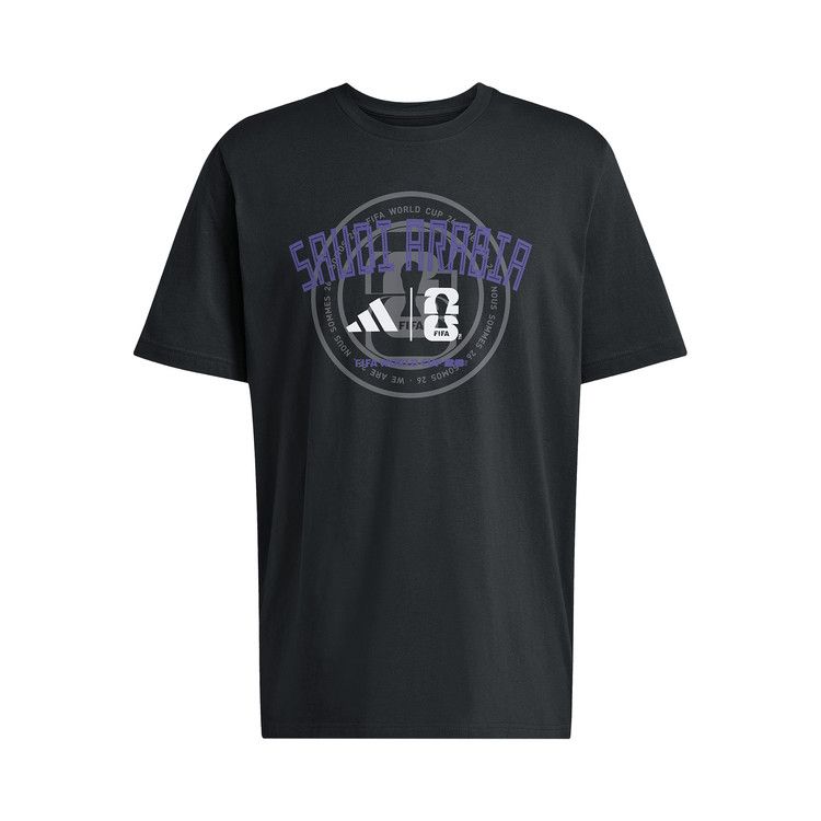 Adidas FIFA World Cup 26 Qualifier Tee Saudi Arabia 'Black'