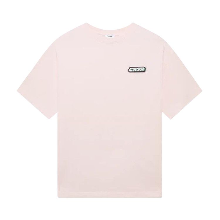 Casablanca Casa Racing PVC Patch Oversized T-Shirt 'Pink'