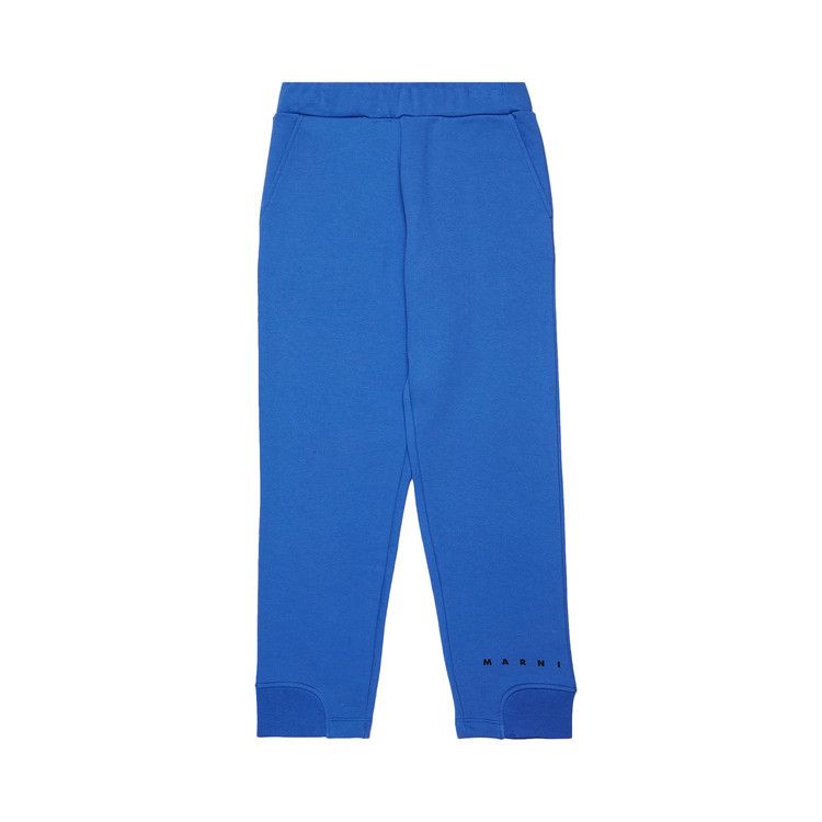 Marni Kids Unbrushed Fleece Sweatpants 'Blue'