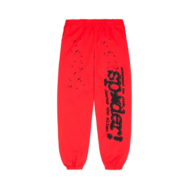 Sp5der P*NK V2 Sweatpant 'Red'