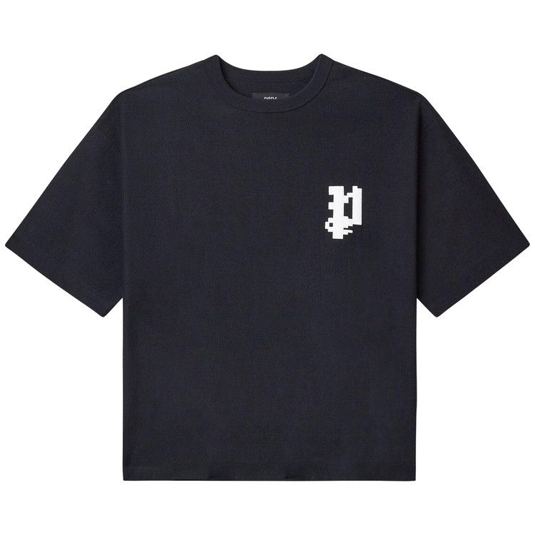 PURPLE BRAND HWT Textured Jersey Short-Sleeve Tee 'Black'