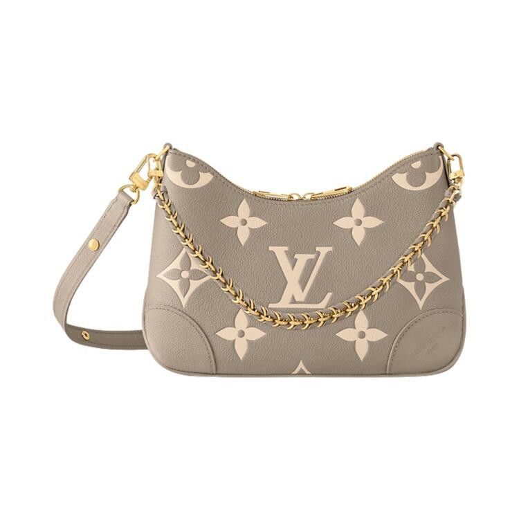 Louis Vuitton Boulogne PM 'Tourterelle Gray/Cream Monogram Embossed Empreinte Cowhide Leather'