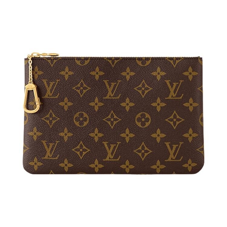 Louis Vuitton Key Pouch M 'Brown Monogram Canvas'