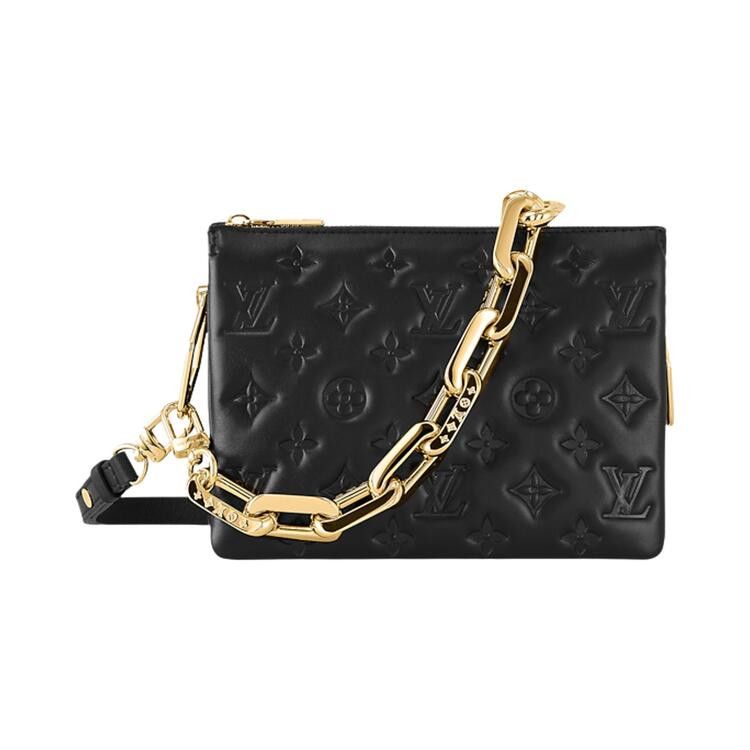 Louis Vuitton Coussin BB 'Black Puffy Monogram Lambskin Leather'