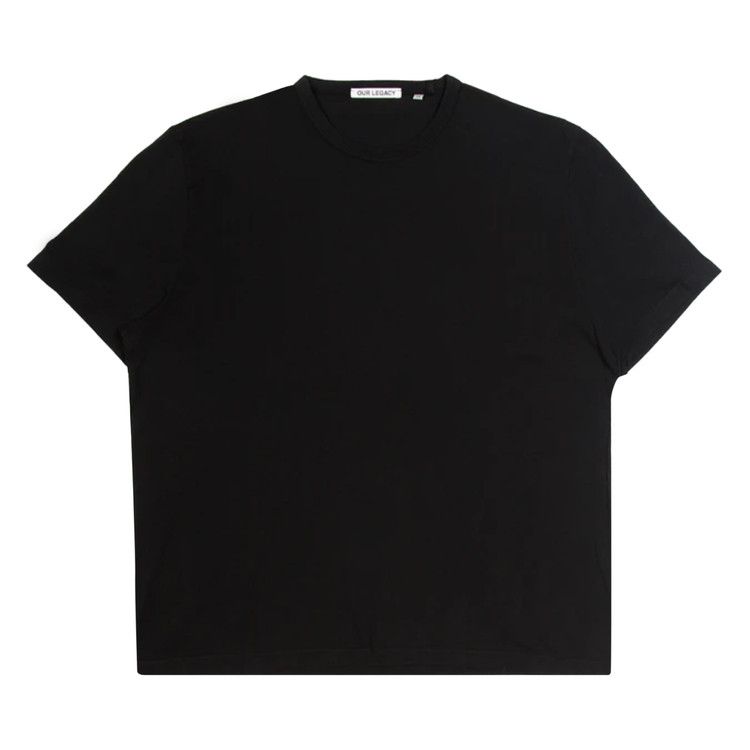 Our Legacy New Box T-Shirt 'Black Clean Jersey'