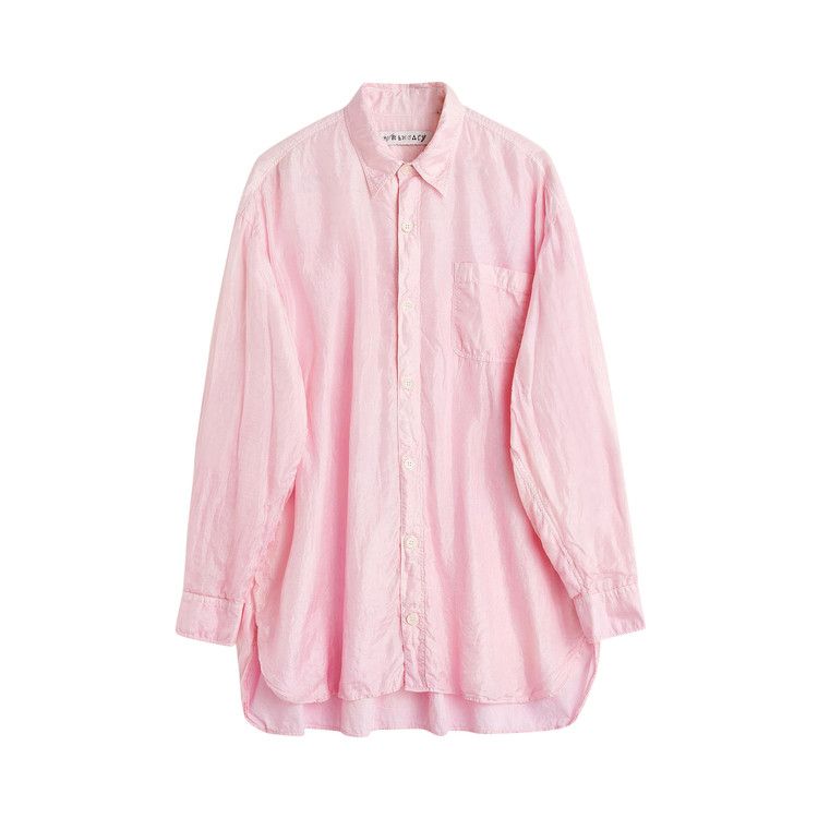 Our Legacy Oversize Silk Darling Shirt 'Pink'