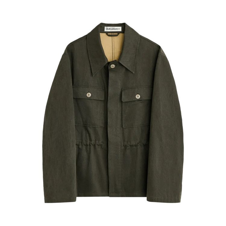 Our Legacy Unity Jacket 'Antique Mudd Coated Sateen'