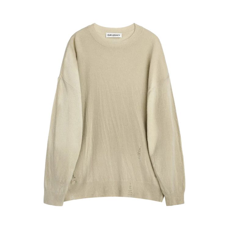 Our Legacy Slant Knit 'Moss Spray Dye Cherub Wool'