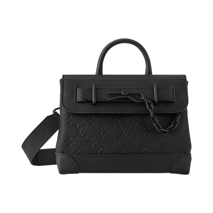Louis Vuitton Steamer PM 'Black Embossed Taurillon Monogram Cowhide Leather'