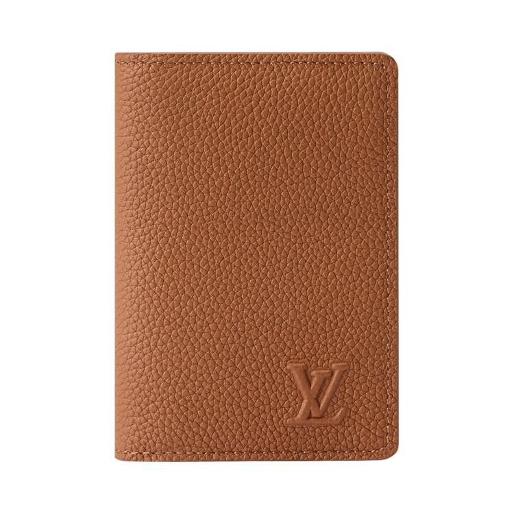 Louis Vuitton Pocket Organizer 'Tan Waxy Calfskin Leather'