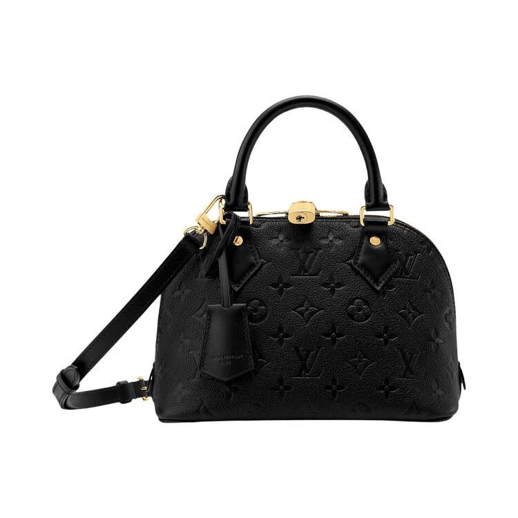Louis Vuitton Alma BB 'Black Monogram Embossed Empreinte Cowhide Leather'