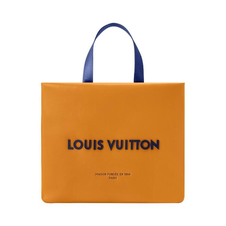 Louis Vuitton Mini Shopper Tote 'Saffron Yellow Cowhide Leather'