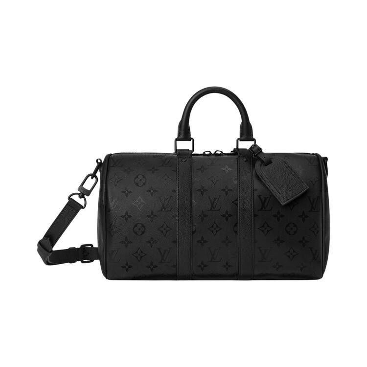 Louis Vuitton Keepall Bandoulière 35 'Black Monogram Midnight Canvas'