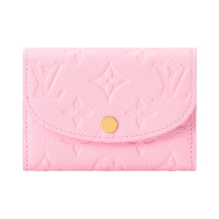 Louis Vuitton Rosalie Coin Purse 'Confetti Pink Monogram Embossed Empreinte Cowhide Leather'