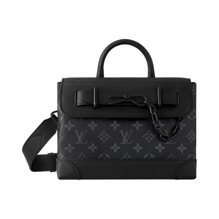 Louis Vuitton Steamer PM 'Black Monogram Eclipse Canvas'