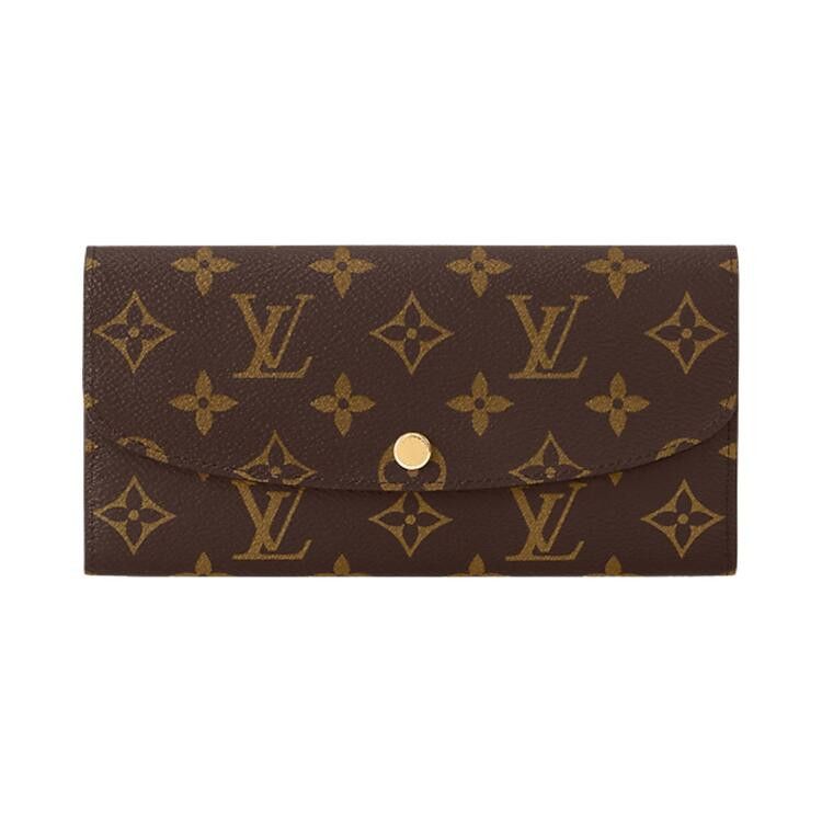 Louis Vuitton Emilie Wallet 'Brown Monogram Canvas'
